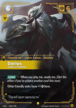 Darius, Executioner (V.2 - Showcase) - Origins