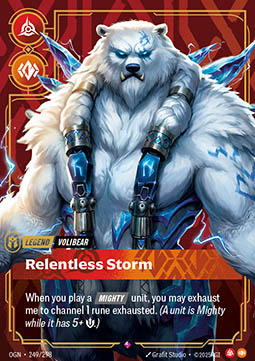 Volibear, Relentless Storm (V.1 - Rare) - Origins