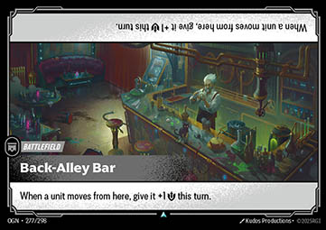 Back-Alley Bar - Origins