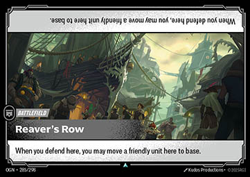 Reaver's Row - Origins