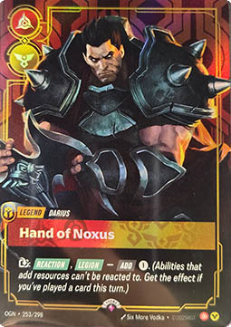 Darius, Hand of Noxus - Origins: Promos