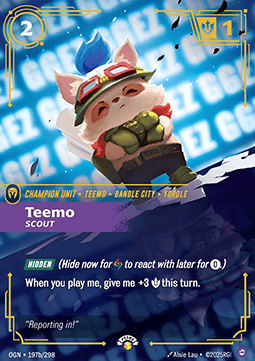 Teemo, Scout (V.2 - Showcase) - Origins: Promos