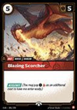 Blazing Scorcher - Origins: Promos