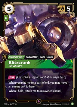 Blitzcrank, Impassive - Origins: Promos