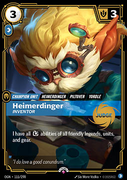Heimerdinger, Inventor (V.2 - Rare) - Origins: Promos