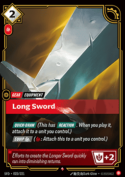 Long Sword - Spiritforged: Promos