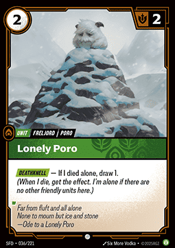 Lonely Poro - Spiritforged