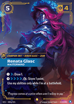 Renata Glasc, Mastermind (V.2 - Showcase) - Spiritforged