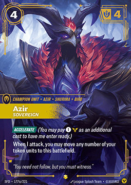 Azir, Sovereign (V.2 - Showcase) - Spiritforged