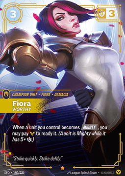 Fiora, Worthy (V.1 - Epic) - Spiritforged