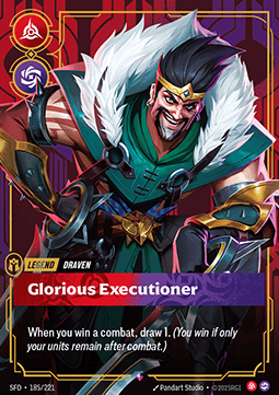 Draven, Glorious Executioner (V.1 - Rare) - Spiritforged