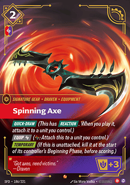 Spinning Axe - Spiritforged