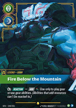 Ornn, Fire Below the Mountain (V.2 - Showcase) - Spiritforged
