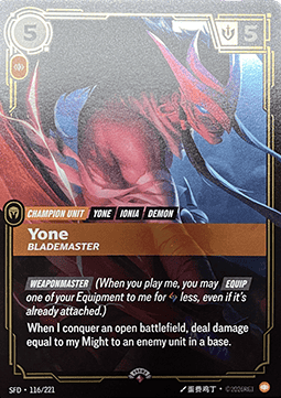 Yone, Blademaster - Spiritforged: Promos