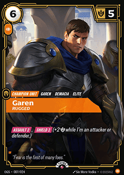 Garen, Rugged - Origins: Promos