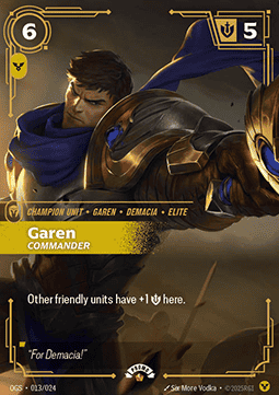 Garen, Commander - Origins: Promos