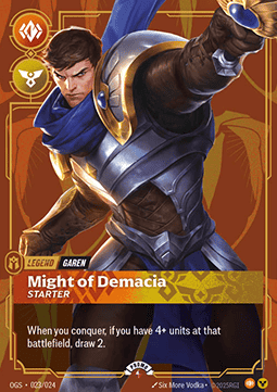 Garen, Might of Demacia - Origins: Promos