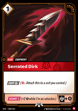 Serrated Dirk - Spiritforged: Promos